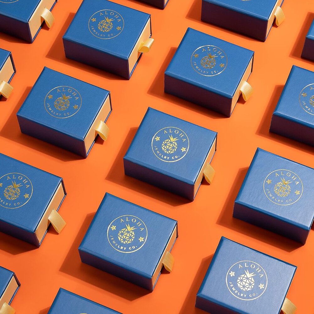 Sterling Silver Blue Opal Stackable Wedding Ring … - image 5